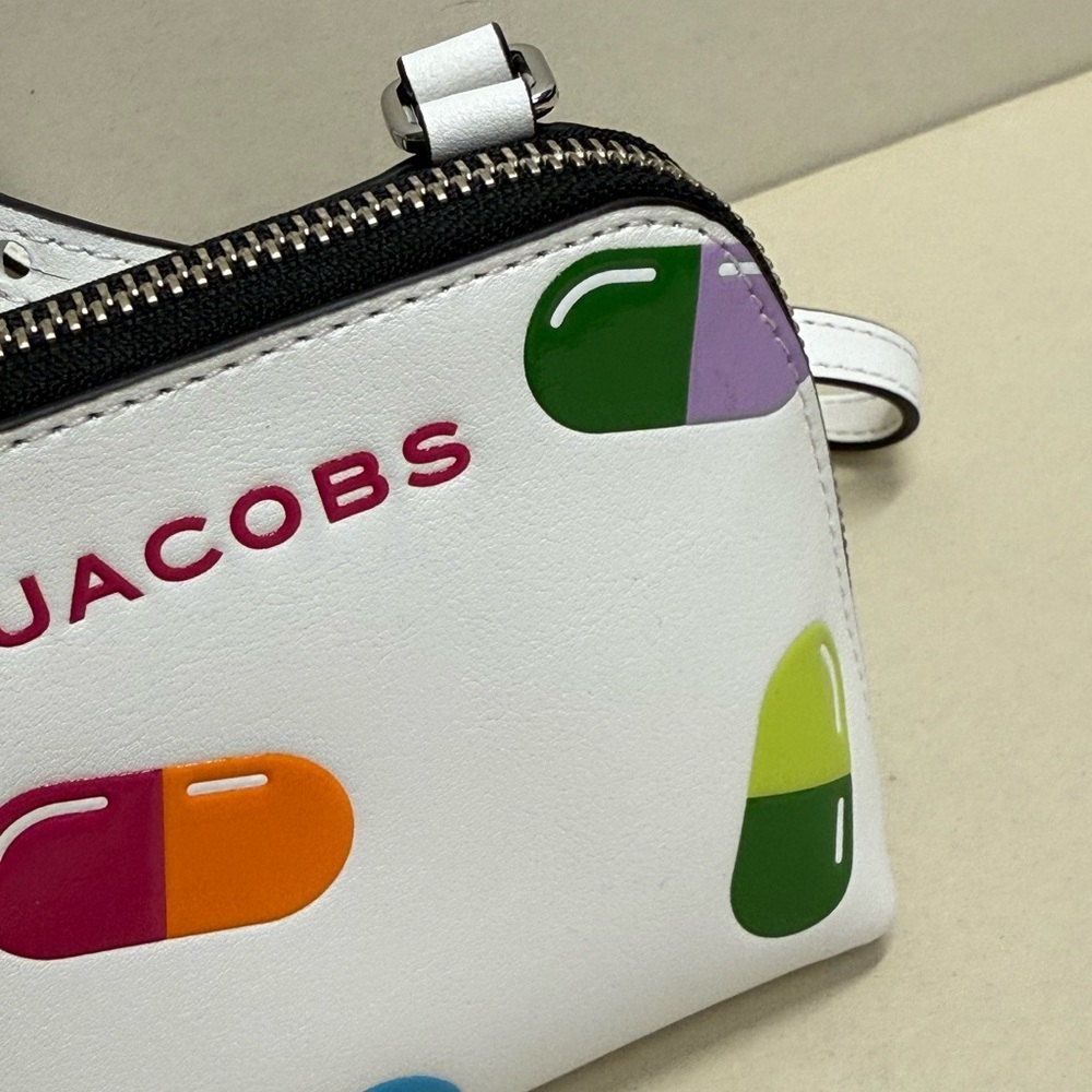 (new+tag) Marc Jacobs RARE small crossbody white leather fit large iphone - Picture 12 of 16